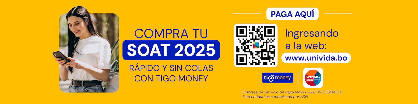 Compra tu SOAT 2025 con Tigo Money